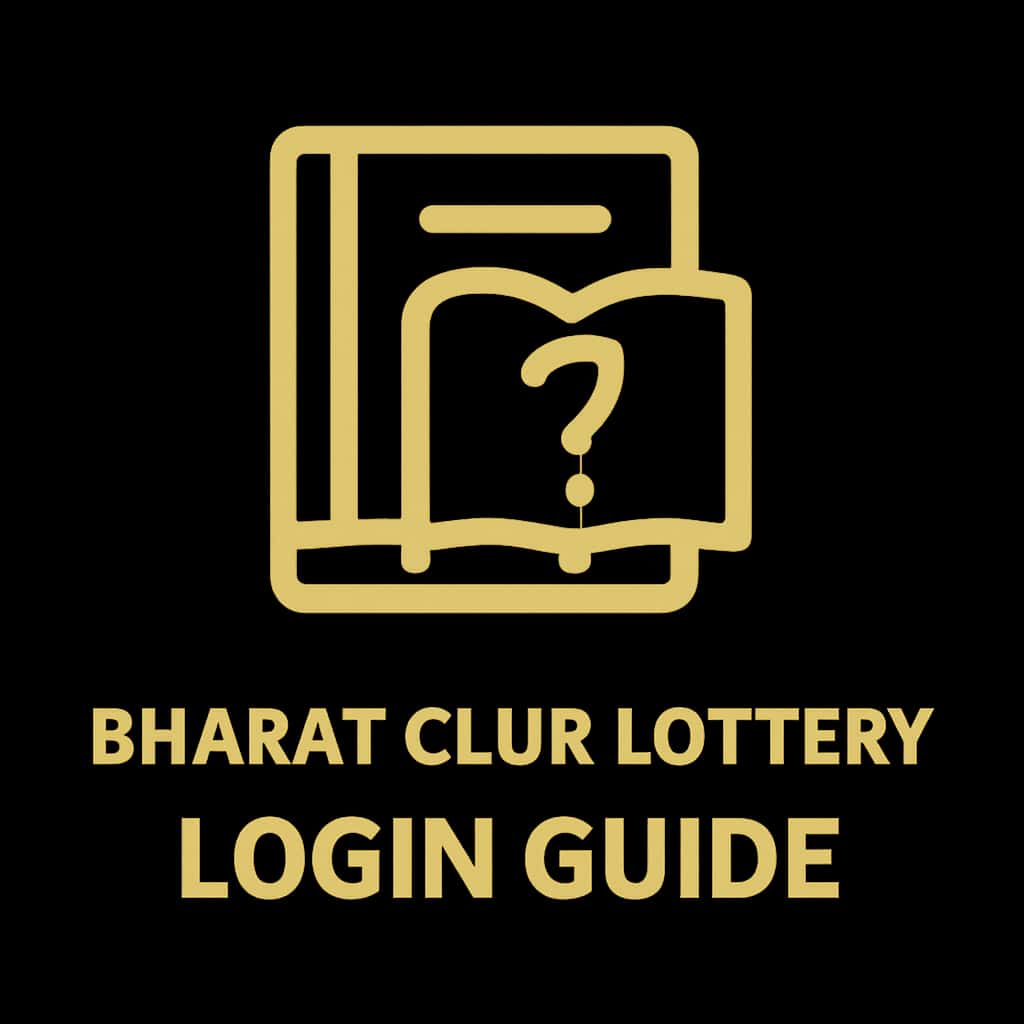 Icon representing the Bharat Club Lottery Login Guide.