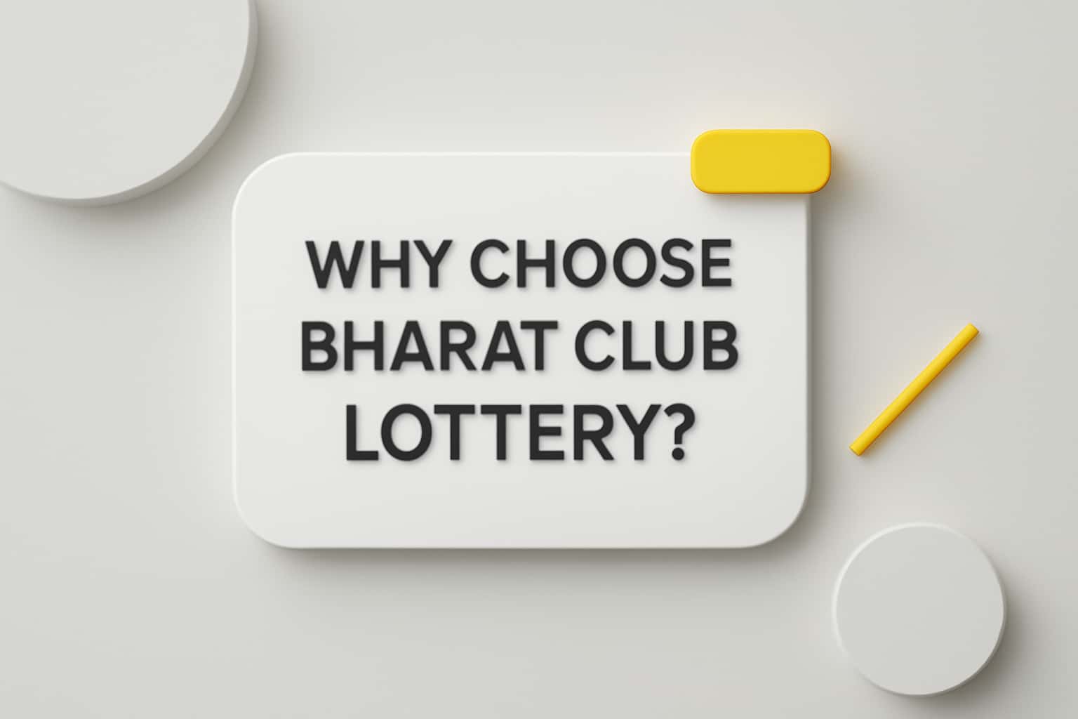 Why Choose Bharat Club Lottery? Interface