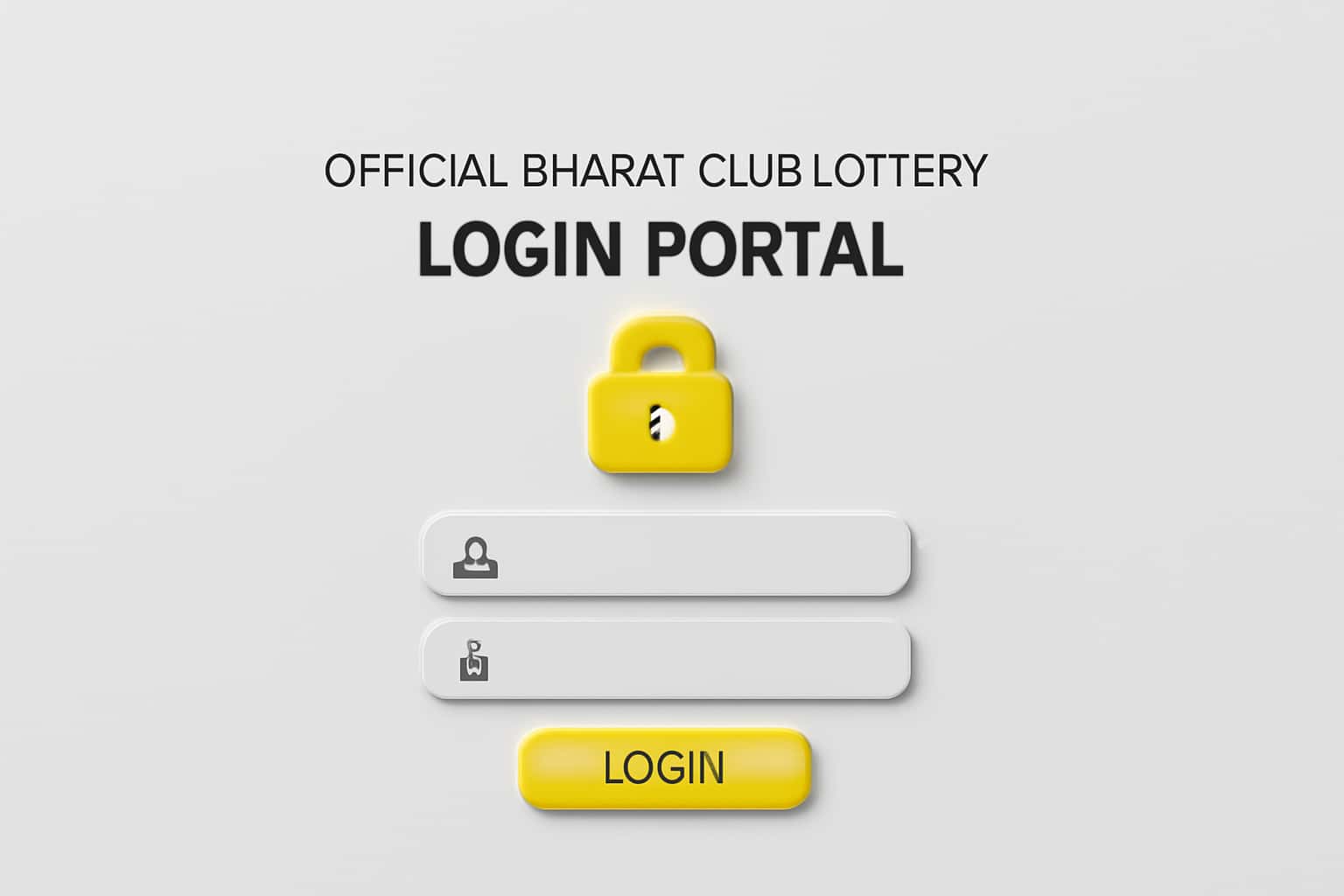 Official Bharat Club Lottery Login Portal Interface