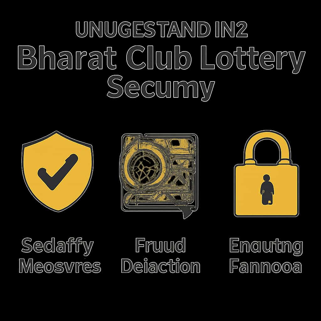 An educational diagram about Bharat Club Lottery security.